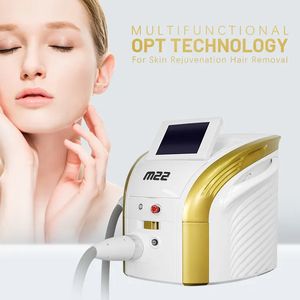 M22 IPL OPT Máquina de remoção de pêlos a laser Acne Tratamento vascular E-Light Rejuvenescimento da pele Remoção de sardas