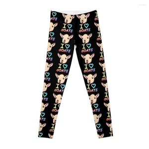Active Pants Funny Goat I Love Goats For Lovers Leggings Fitness Women Gym Legging Woman Yoga Clothes