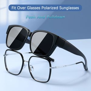 2022 Polarized Fit Over Glasögon Solglasögon Män och kvinnor Nattkörning Glasögon Wear Fit Over Receptglasögon Fiskeglasögon