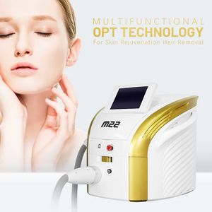M22 IPL OPT Máquina de remoção de pelos IPL E-Light Rejuvenescimento da pele Remoção de pigmento vascular Tratamento de acne