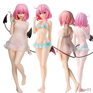 Action leksaksfigurer 18/24 cm att älska mörker Anime figur Momo Deviluke actionfigur Sexig pyjamas baddräkt Bikini Girl Collection Leksaker R230710