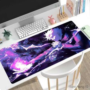 Mouse Pads Bilek Kaisen Anime Mouse Pad Gamer XL Özel Bilgisayar Yeni Mousepad XXL Klavye Pad Halı Doğal Kauçuk Yumuşak Masalı Mat R230710