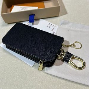 Portachiavi Portachiavi Fibbia Portachiavi Amanti Auto Pelle fatta a mano Uomo Donna Borse Ciondolo Accessori 5 colori con scatola