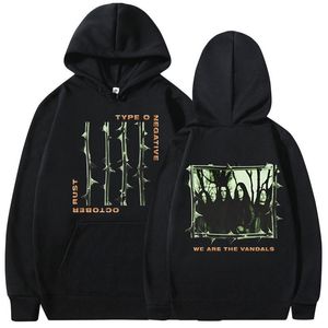 Felpe con cappuccio da uomo Felpe Type O Negative October Rust Felpa con cappuccio Gothic Metal Rock Band Felpa Vintage Hip Hop Oversize manica lunga unisex 230710