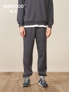 Pelliccia Simwood 2023 Primavera Nuovo Jogger Pantaloni da uomo Pantaloni con coulisse Casual Tute comode Plus Size Pantaloni da palestra Sj130835