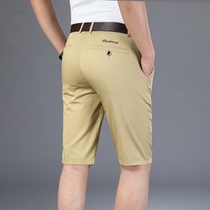 Тренч, летние мужские повседневные классические хлопковые мягкие шорты, Новое поступление 2023 года, мужские деловые удобные шорты до колена для гольфа, большие размеры 40