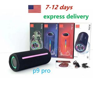 P9 Pro Max Bluetooth Sportable Speakers Flip6 مكبرات صوت في الهواء الطلق الصوت kaleidoscope Top Configuration Stereproof Stereo Bass Card