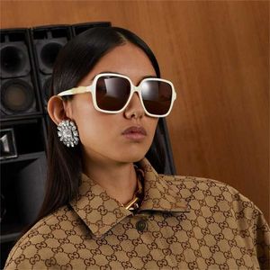 Occhiali da sole 2023 New High Quality family large square women's ins net red matching size of the same plate sunglasses gg1189