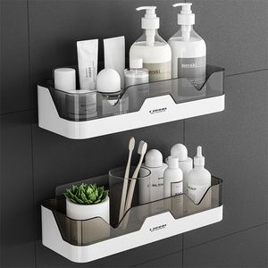 Portaspazzolini Adesivo Mensola da bagno Organizzatore Porta shampoo a parete Portaoggetti Accessori da cucina 2 colori 230710