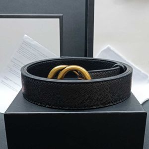 Fashion Men Leather Belt Luxury Designer Belt Width 38mm Classic Lychee Pattern Letter Smooth Buckle Mens Womens Business Jeans Casual Belts