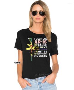 T-shirt da donna 2023 Est T-shirt solida divertente AR 15 T-shirt fitness uomo uomo manica corta Disponibile