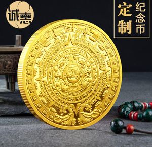 Moeda comemorativa de metal para artes e ofícios Moeda de coleção de moedas de ouro da sorte