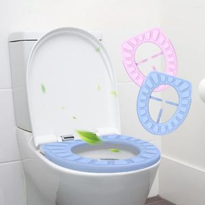 Pokrowce na deski sedesowe Pokrowiec silikonowy Wielokrotnego użytku Wodoodporny Przenośny Zachowaj czystość w publicznych toaletach dla dorosłych i dzieci