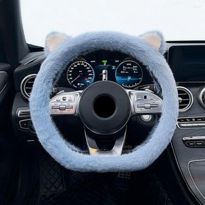 Steering Wheel Covers Practical Sleeve Abrasion-resistant Easy To Install Winter Cover O/D-Type