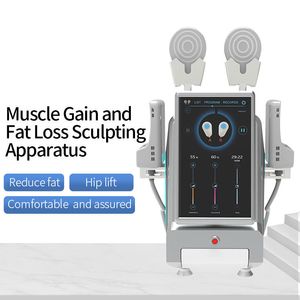 Estimulador muscular abdominal Ems Eletromagnético Ems Muscle Building Hip Trainer Escultura corporal Máquina de trem muscular