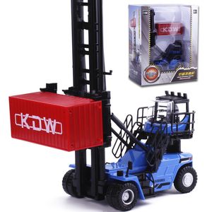 Aircraft Modle 1 50 alloy container stacker model high quality truck children s toys 230710