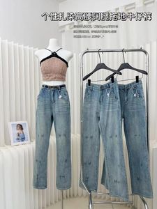 Jeans da donna baggy denim mamma donna ad alta vita pantaloni cargo vintage casual streetwear harajuku gamba dritta femme