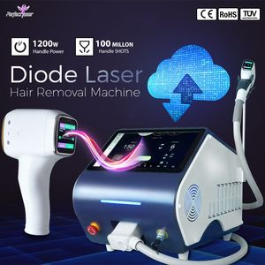 Máquina de remoção de cabelo a laser de diodo 808nm para todos os tipos de pele Handela portátil Sistema Android Sistema Individável Com FDA Aprovado