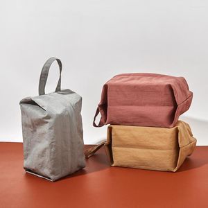 Storage Bags Multifunctional Folding Shopping Bag Portable Travel Washing Water Cloth Handbag Underwear Cosmetics