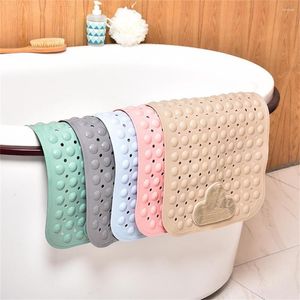 Carpets Wear Resistant No Odor Suction Cup Type Bathtub Drainage Shower Mat Massage Pad For Dorm