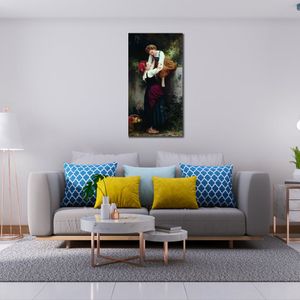 Репродукция на холсте классическое портрет маленькие мародеры Уильям Адольф Бугоро рисовать роскошные настенные декор ручной работы