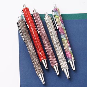 1pc Ballpoint Pen Luxury Cute Wedding Rose Gold Metal High Quality Supply Office Stationery Pens School D8U2