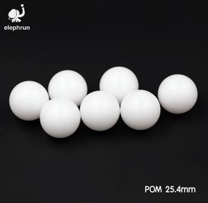 1'' (25,4 mm) Delrin (POM) / Esferas sólidas de plástico Celcon para componentes de válvulas, rolamentos de baixa carga, aplicação de gás/água