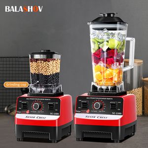 Fruit Vegetable Tools 2000W Heavy Duty Commercial Blender Fruit Mixer Juicer Food Processor Ice Smoothies Blender High Power Juice maker Crusher 220V 230710