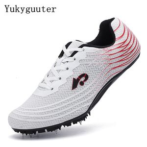 Safety Shoes Men's Track and Field Shoes Women's Pointed Sports Shoes Athletes Running Training Lightweight Competition Pointed Sports Shoes Plus Size 36-45 230711