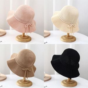 Berets Big Brim Sunscreen Cap Straw Hat Hat Sun Deshabold Fisherman's For Summer Outdoor Travel Женщины