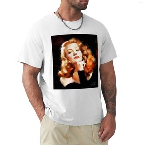 Men's Tank Tops Rita Hayworth T-Shirt Black T Shirts Short Sleeve Tee Funny Mens White