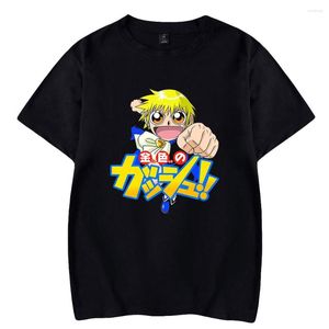 Camisetas masculinas 2023 Manga Zatch Bell Camisa unissex gola redonda manga curta masculina feminina Harajuku Streetwear roupas de anime