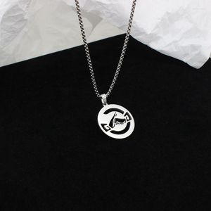 Chains IdentityV Necklaces Man MRC Dou5 Jewelry Long Woman Necklace Chain Pendant Ladies Lovers Silver Color European Alloy Naszyjnik