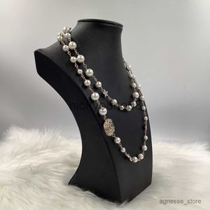 Подвесные ожерелья подвесные ожерелья модель дизайнерское ожерелье роскошные ювелирные украшения длинные подвесные ожерелья для свитера классический стиль