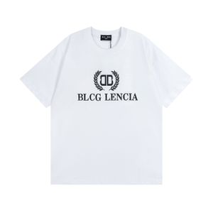 BLCG LENCIA 2023 Sommer Neue 250g 100% Baumwolle Stoff T-shirt Männer Hohe Qualität Drucken Farbe Drop Hülse Lose T-shirts oversize Tops 2023209