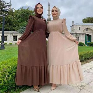 Setar Autumn Winter Middle East Clothes Fashion Loose High Neck Muslim Maxi Dress Robe Longue Mabche Dubai klänning för kvinnor 2022