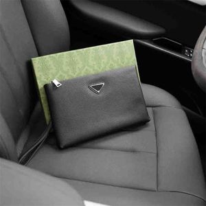 Designer Mens Clutch Wallets Luxury Zip Purse Classic Leather Clutch Bags Fashion Key Bag Card Case High Quality 5 Colors