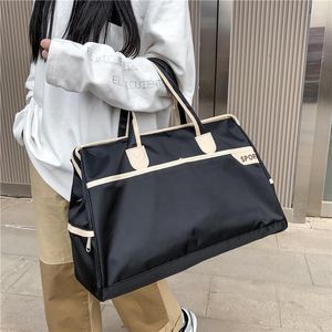 Sacos de armazenamento Bolsa de viagem Homem Ombro Qualidade Bolsa Casual Expansão Zíper Duplo Moda Bagagem Atacado