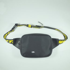 Hard Core Nylon Belt Bag Black Designer Fanny Pack Cross body Chest Pouch Bag Industrial Strap Hype Street Walking Riding Waist Bag Hip Bum bag