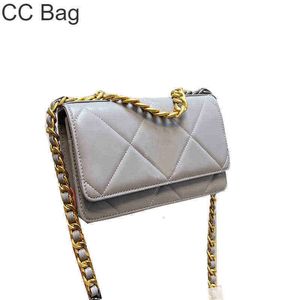 CC Bag Einkaufstaschen Großhandel 19c Damen Vintage Geldbörse an Kette Lammfell Kartenhalter Multi Pochette Vanity Cosmetic Große Kapazität Telefon P