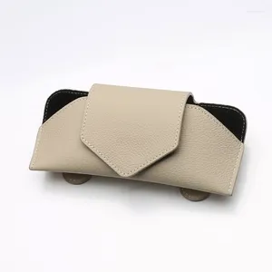 Interior Accessories Car Glasses Case Auto Sun Visor Holder Sunglasses Clip Card Ticket Universal Multi-Function