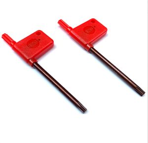 T6 T7 T8 T9 T10 T15 T20 Torx Screwdriver Spanner Key Small Red Flag Screw Drivers Tools 200pcs/lot JL1518