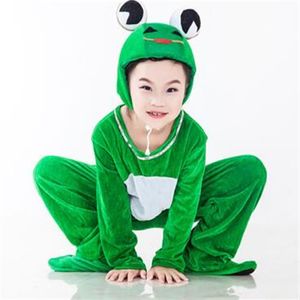 New style the 2018 children Cosplay Green frogs Green yellow tortoise Suitable for boys and girls Stage costume Long style dancing238P