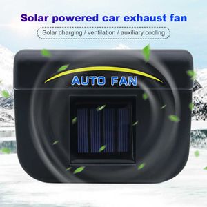 Elektrik Fanları Güneş Enerjili Otomatik Hava Havalandırma Egzoz Fanı 0.8W Isı Egzoz Fanı Otomatik Kamyon Hava Sirkülatörü Sedan Otomatik Ventilatör