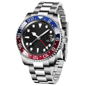 zegarek dla mężczyzn męskie zegarki automatyczne mechaniczne 40mm batman zegarek 2813 ruch 904 ze stali nierdzewnej ceramiczne Sapphire luminous zegarki na rękę m