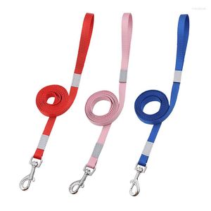 Hundehalsbänder 150 Kleine Leine Seil Reflektierender Haustiergürtel Outdoor Walking Welpenleine Chihuahua Lanyard Zubehör Rot Grün Blau