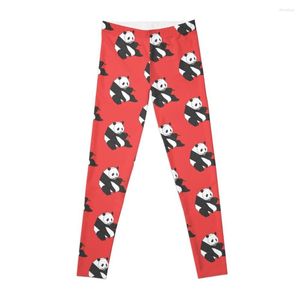 Calças ativas leggings geométricas de urso panda fitness para mulheres roupas esportivas academia