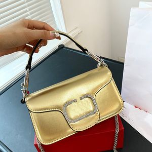 Luxus-Modedesigner-Damen-Cross-Body-Handtaschen, Persönlichkeit, Temperament, Diamant-Handwerkskunst, eine Berühmtheit, Frauen-Baguette-Taschen