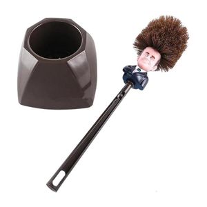 Mops Fun Emmanuel Brosse WC de toilette Francia Presidente Trump Scopino per la decorazione della casa per feste Regali unici 230710