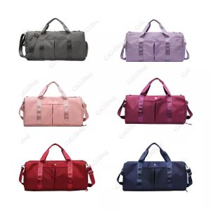 Cerniera Donna Uomo Borsone Designer Nylon Borsa a tracolla da viaggio Borsa tote Borsa a grande capacità Borsa a tracolla Sport Borsa fitness all'aperto L U